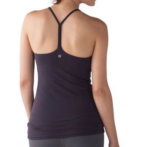 Lululemon Sun Setter Tank (Light Support for B/C Cup) Boysenberry size 4